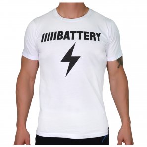 mens-t-shirt-battery-white