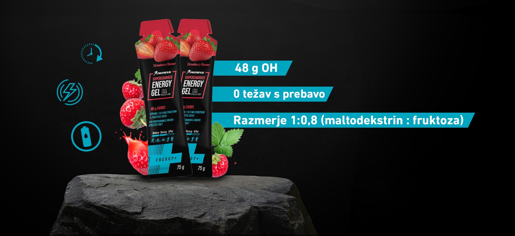 Energy gel strawberry 2
